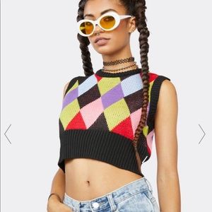 The Ragged Priest Cram Sweater Vest NWT